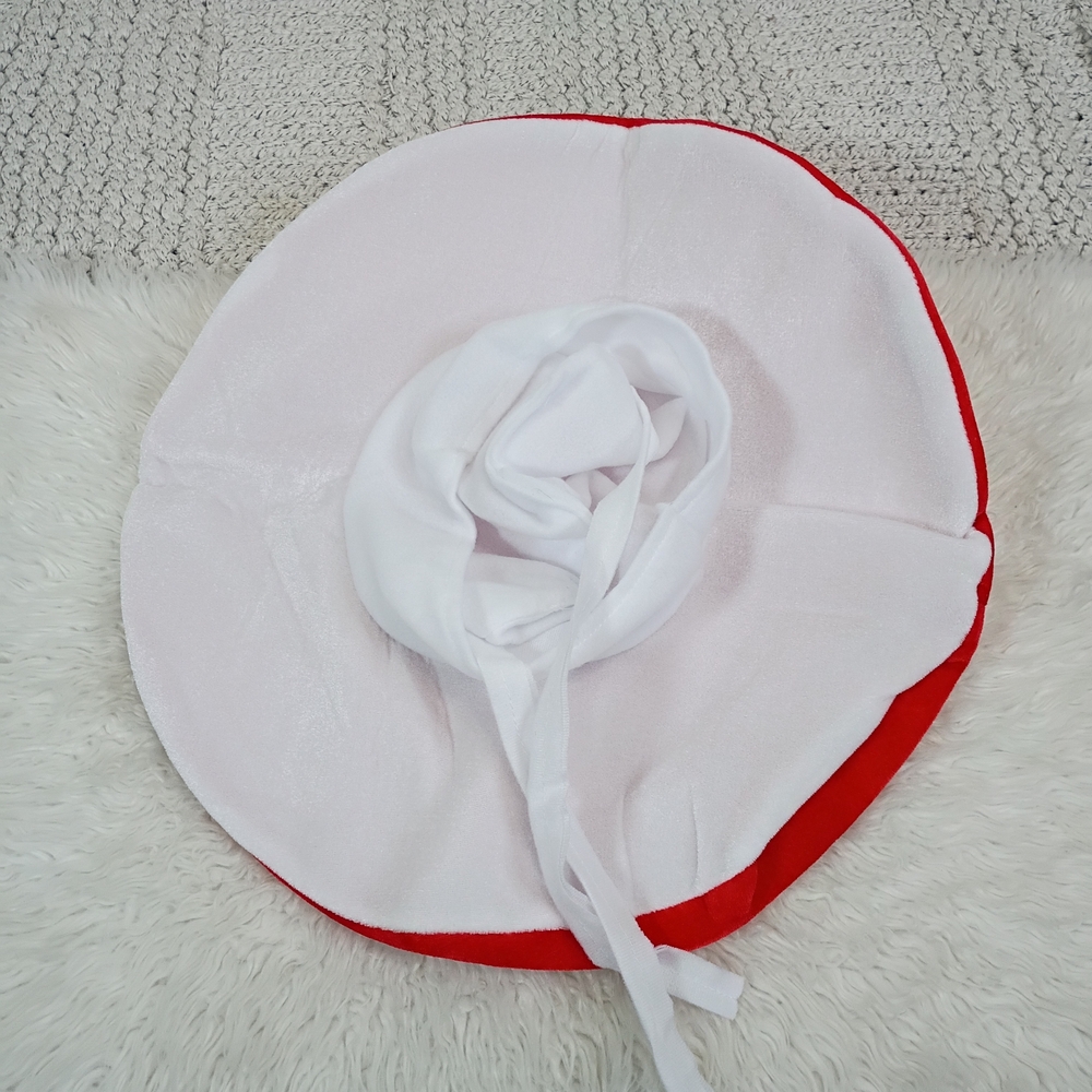 NWT Red And White Polka Dot Mushroom Hat And Accessories Cosplay - Picture 6 of 6